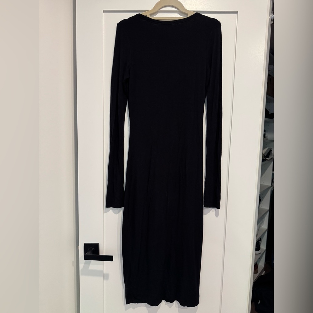 Wilfred Black Long Sleeve Dress